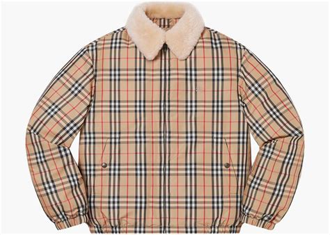 burberry supreme where to buy|supreme shearling collar down puffer.